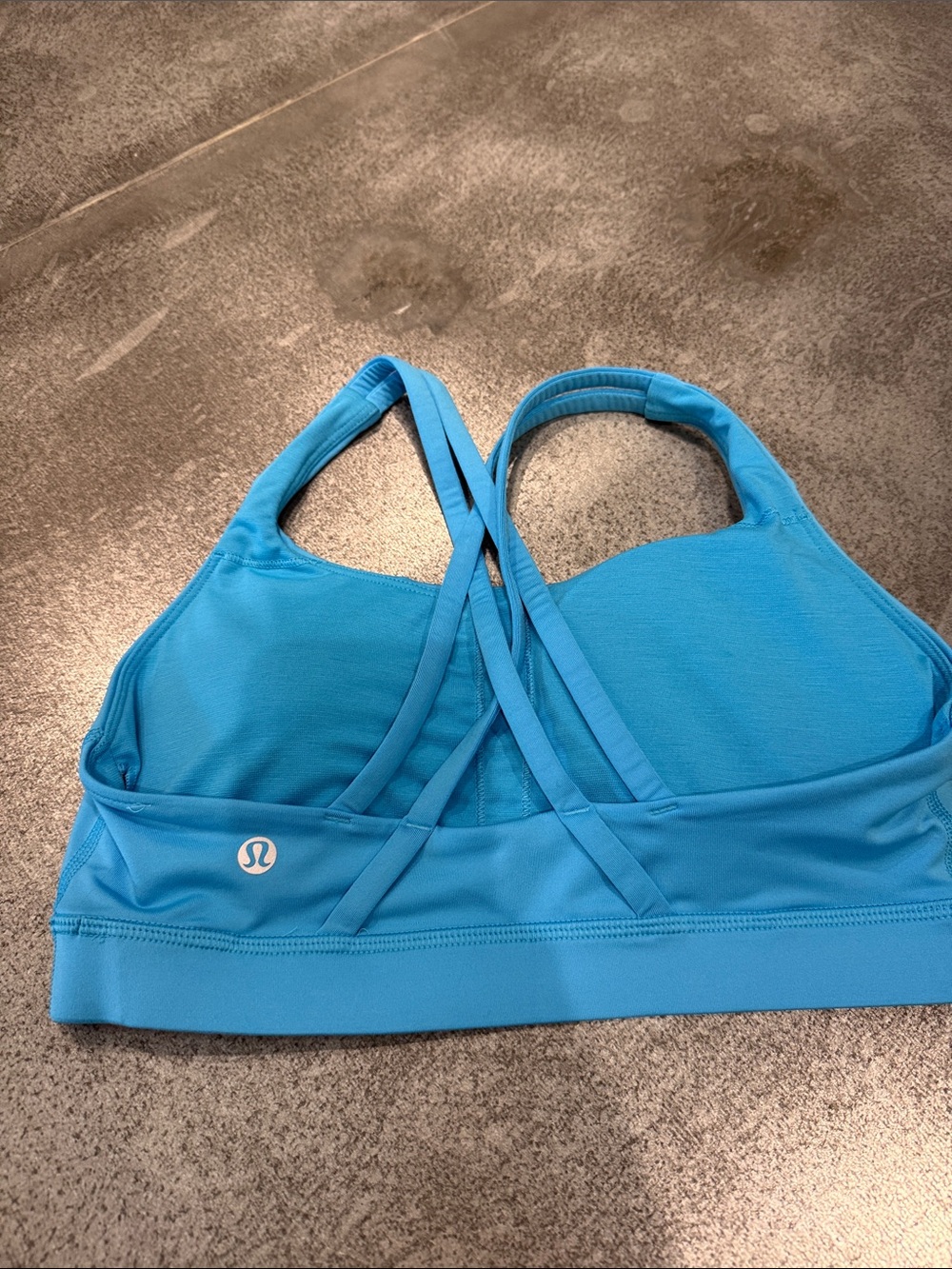 lululemon athletica Teal Cross-Strap Sports Bra